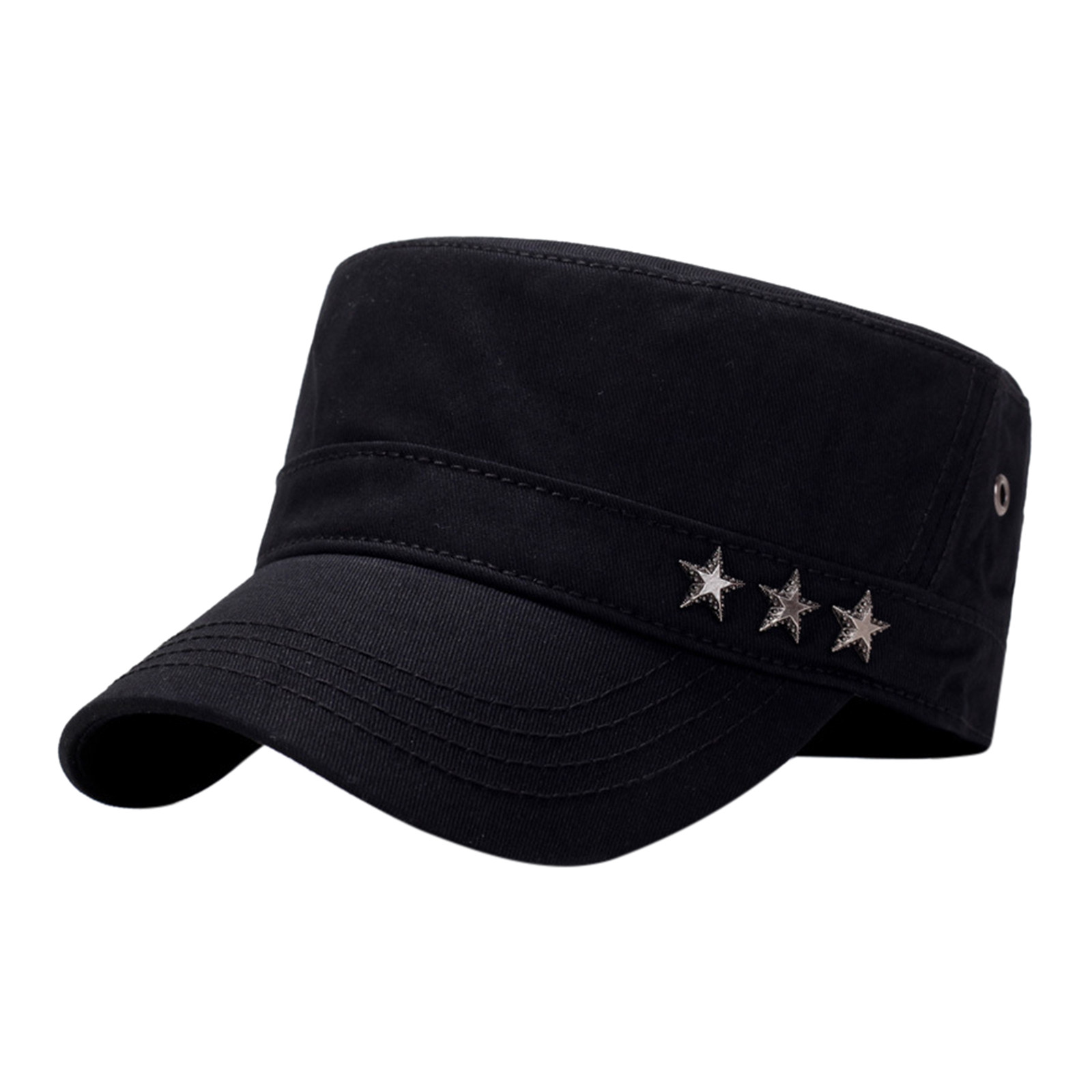 thumbnail image 2 of Gorra de béisbol informal de algodón mezclado con estampado de letras, ajustable, para exteriores, golf y sol, para hombre, 2 of 2